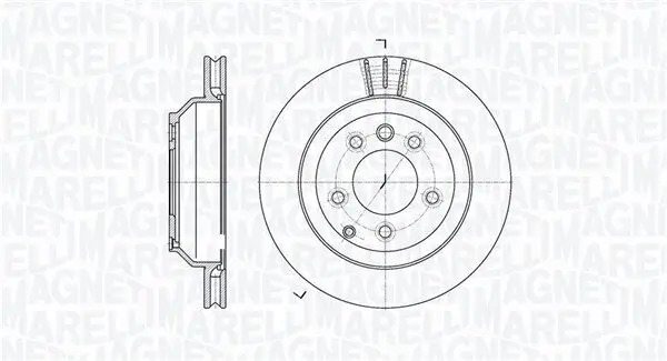 Bremsscheibe MAGNETI MARELLI 361302040681 Bild Bremsscheibe MAGNETI MARELLI 361302040681