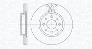 Bremsscheibe Vorderachse MAGNETI MARELLI 361302040682