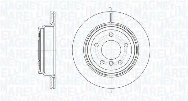 Bremsscheibe MAGNETI MARELLI 361302040686