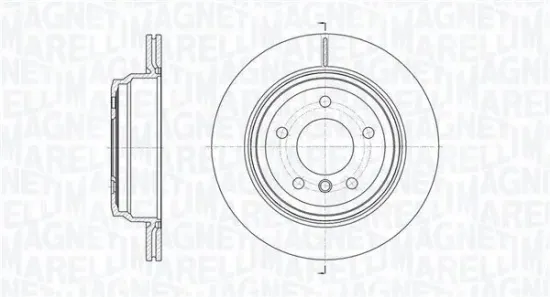 Bremsscheibe MAGNETI MARELLI 361302040686 Bild Bremsscheibe MAGNETI MARELLI 361302040686