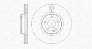 Bremsscheibe MAGNETI MARELLI 361302040688