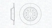 Bremsscheibe MAGNETI MARELLI 361302040708