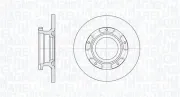 Bremsscheibe MAGNETI MARELLI 361302040710