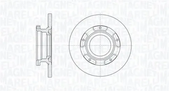Bremsscheibe MAGNETI MARELLI 361302040710 Bild Bremsscheibe MAGNETI MARELLI 361302040710