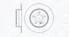 Bremsscheibe Hinterachse MAGNETI MARELLI 361302040727