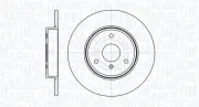 Bremsscheibe Vorderachse MAGNETI MARELLI 361302040729