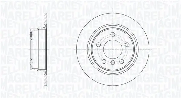 Bremsscheibe MAGNETI MARELLI 361302040733