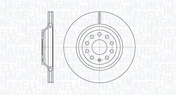 Bremsscheibe MAGNETI MARELLI 361302040735