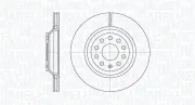 Bremsscheibe MAGNETI MARELLI 361302040735