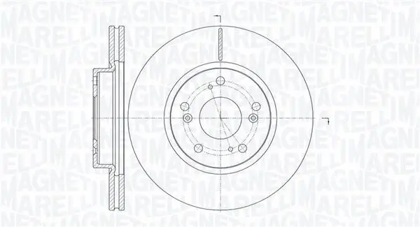 Bremsscheibe MAGNETI MARELLI 361302040737 Bild Bremsscheibe MAGNETI MARELLI 361302040737