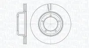 Bremsscheibe Vorderachse MAGNETI MARELLI 361302040740