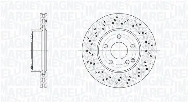 Bremsscheibe MAGNETI MARELLI 361302040749