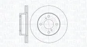 Bremsscheibe MAGNETI MARELLI 361302040760