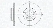 Bremsscheibe MAGNETI MARELLI 361302040763