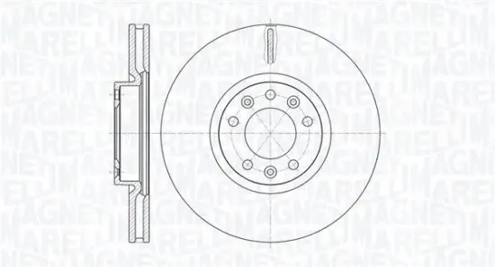 Bremsscheibe Vorderachse MAGNETI MARELLI 361302040767 Bild Bremsscheibe Vorderachse MAGNETI MARELLI 361302040767