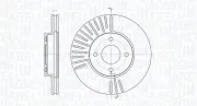 Bremsscheibe MAGNETI MARELLI 361302040772