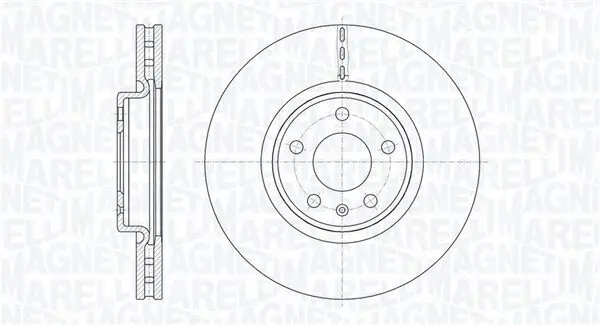 Bremsscheibe MAGNETI MARELLI 361302040774