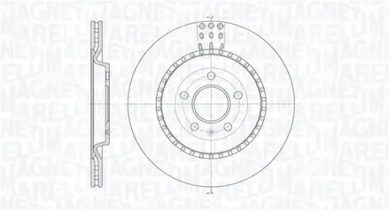 Bremsscheibe MAGNETI MARELLI 361302040776 Bild Bremsscheibe MAGNETI MARELLI 361302040776