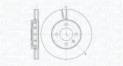 Bremsscheibe MAGNETI MARELLI 361302040778