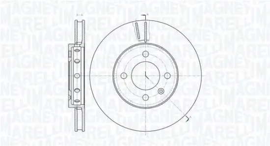Bremsscheibe MAGNETI MARELLI 361302040778 Bild Bremsscheibe MAGNETI MARELLI 361302040778