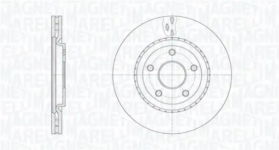 Bremsscheibe Vorderachse MAGNETI MARELLI 361302040779 Bild Bremsscheibe Vorderachse MAGNETI MARELLI 361302040779