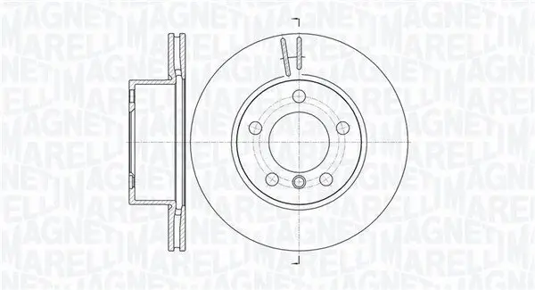 Bremsscheibe MAGNETI MARELLI 361302040781 Bild Bremsscheibe MAGNETI MARELLI 361302040781