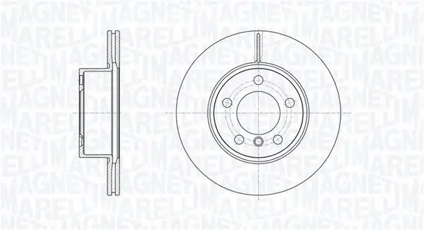 Bremsscheibe MAGNETI MARELLI 361302040782