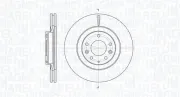 Bremsscheibe Vorderachse MAGNETI MARELLI 361302040783