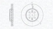 Bremsscheibe MAGNETI MARELLI 361302040787