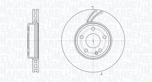 Bremsscheibe MAGNETI MARELLI 361302040788