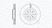 Bremsscheibe Vorderachse MAGNETI MARELLI 361302040789