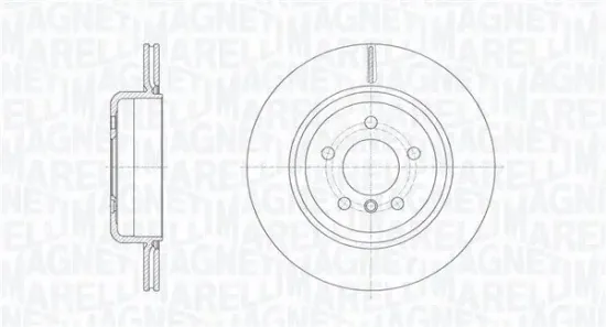 Bremsscheibe Hinterachse MAGNETI MARELLI 361302040792 Bild Bremsscheibe Hinterachse MAGNETI MARELLI 361302040792