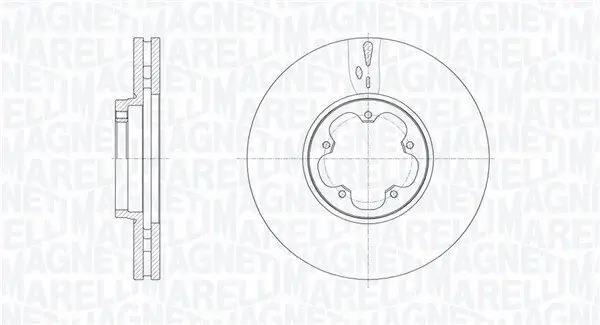 Bremsscheibe MAGNETI MARELLI 361302040793