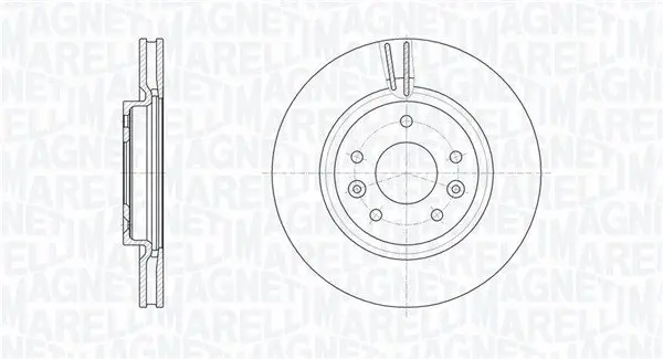 Bremsscheibe MAGNETI MARELLI 361302040794