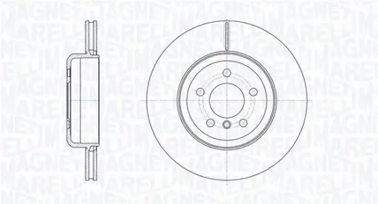 Bremsscheibe MAGNETI MARELLI 361302040796 Bild Bremsscheibe MAGNETI MARELLI 361302040796