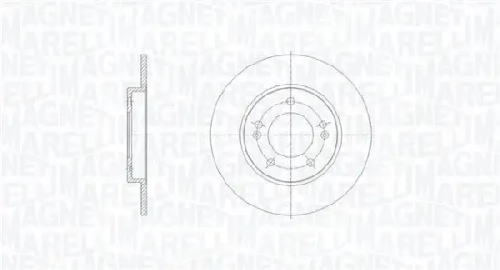 Bremsscheibe Hinterachse MAGNETI MARELLI 361302040825 Bild Bremsscheibe Hinterachse MAGNETI MARELLI 361302040825