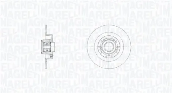 Bremsscheibe Hinterachse MAGNETI MARELLI 361302040828 Bild Bremsscheibe Hinterachse MAGNETI MARELLI 361302040828