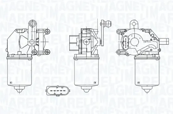 Wischermotor 12 V vorne MAGNETI MARELLI 064050002010 Bild Wischermotor 12 V vorne MAGNETI MARELLI 064050002010