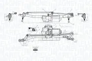 Scheibenreinigungsanlage 12 V vorne MAGNETI MARELLI 064352403010