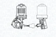 Wischermotor 12 V vorne MAGNETI MARELLI 064355601010