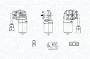 Wischermotor 12 V MAGNETI MARELLI 064375900010