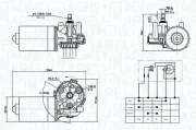Wischermotor 12 V vorne MAGNETI MARELLI 064376800010