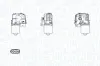 Wischermotor 12 V vorne MAGNETI MARELLI 064383000010