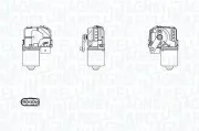 Wischermotor 12 V vorne MAGNETI MARELLI 064383000010
