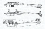 Scheibenreinigungsanlage 12 V vorne MAGNETI MARELLI 064351731010