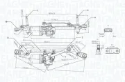 Scheibenreinigungsanlage 12 V vorne MAGNETI MARELLI 064351736010