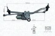 Scheibenreinigungsanlage 12 V vorne MAGNETI MARELLI 064351745010