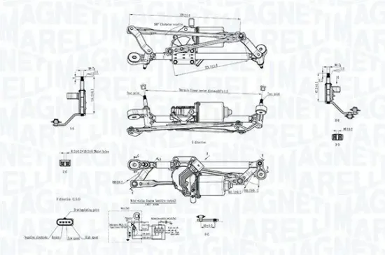 Scheibenreinigungsanlage 12 V vorne MAGNETI MARELLI 064351746010 Bild Scheibenreinigungsanlage 12 V vorne MAGNETI MARELLI 064351746010