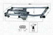 Scheibenreinigungsanlage 12 V vorne MAGNETI MARELLI 064351762010