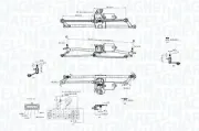 Scheibenreinigungsanlage 12 V vorne MAGNETI MARELLI 064351763010